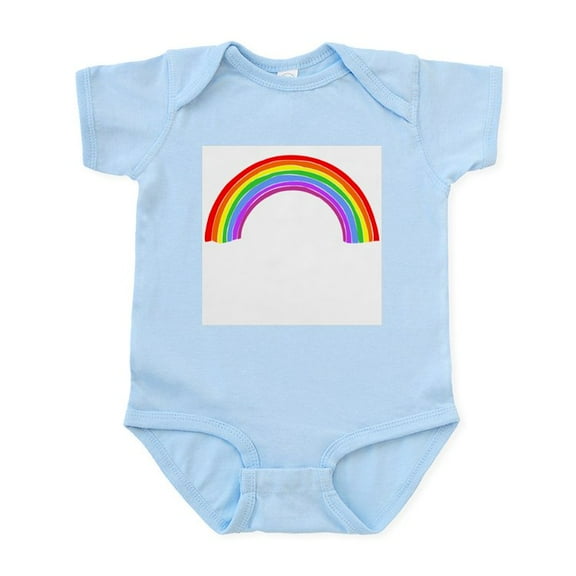 CafePress - Rainbow Infant Creeper - Baby Light Bodysuit, Size Newborn - 24 Months