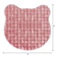 thumbnail image 4 of Mainstays Kids Area Rug, Light Pink Bear Bubble Fur, 4 ft x 4 ft, 4 of 4