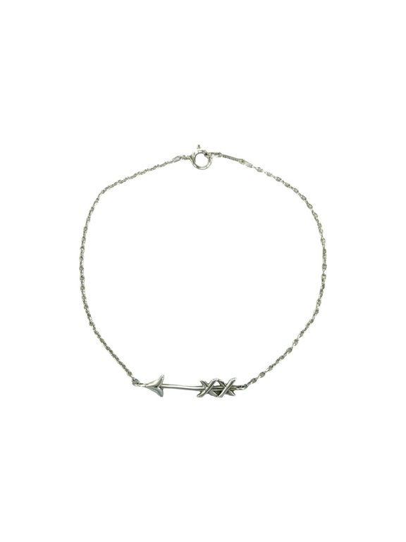 Pre-Owned TIFFANY&Co. Tiffany Vintage Graffiti Arrow Bracelet, Sterling Silver 925, Accessory,...