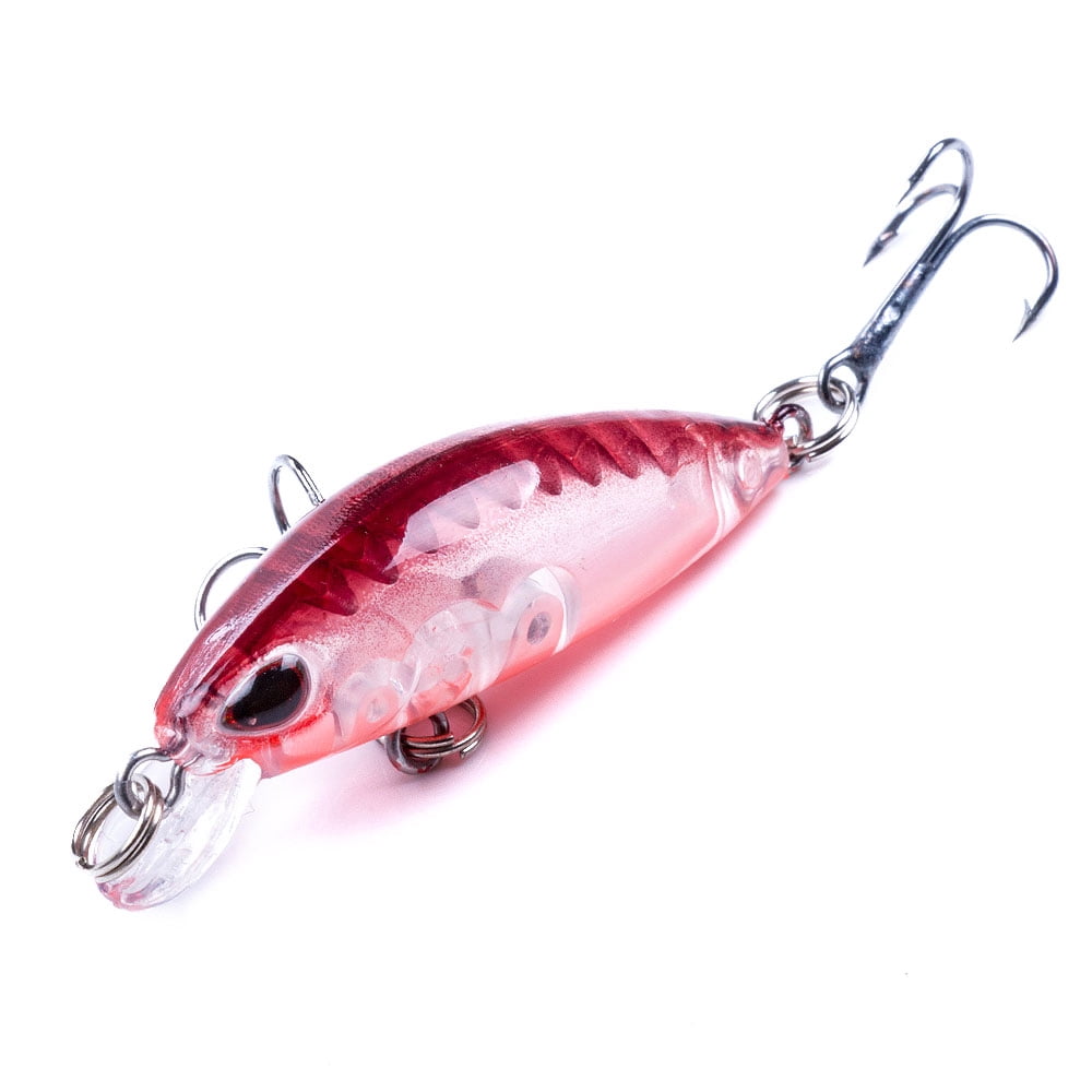 HENGJIA Fishing Lures Swimbait Sinking Minnow Lure Saltwater Jerkbait Lure 6Pcs/kit, 0.07oz/1.57in