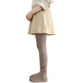 thumbnail image 3 of Bovxnpu Girls Leggings Kids Girls Knit Cotton Bow Tights Dance Leggings Bottoms, 3 of 8