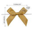 thumbnail image 1 of Christmas Tree Ornaments 50-Piece Magic Wand Set With Pre-Tied Satin Ribbon Bows In Red Green Gold White, 1 of 6