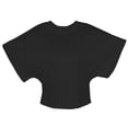 thumbnail image 7 of Kukoosong Women's Crew Neck Batwing Sleeve Crop Top, Loose Fit Casual Cropped T-Shirt for Summer Streetwear, 7 of 7