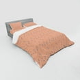 thumbnail image 3 of Ambesonne Abstract Bedding Set 3 Pcs, Bicolour Modern Pattern, Twin XL, Indigo Burnt Sienna, 3 of 3