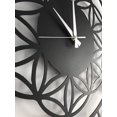 thumbnail image 3 of Modern Wall Clock - Large Wall Clock For Living Room - Minimalist Wooden Wall Clock - Silent Oversized Wall Clock - Wooden Clock For Wall, 3 of 5