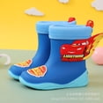 thumbnail image 1 of Zapatos de lluvia para niños de Disney, botas de lluvia impermeables cálidas de algodón desmontables para invierno, bonitos zapatos de agua antideslizantes para bebés, plantilla 200 de 20cm Gao Jinjia LED, 1 of 2