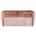 thumbnail image 1 of Badass Beard Care Peine de madera para barba para hombres - Antiestático de dientes finos, 1 of 5
