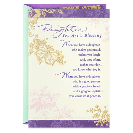 Hallmark Birthday Card for Daughter (A Gracious Heart and a Gorgeous Spirit)