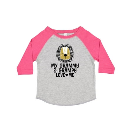 

Inktastic My Grammy and Grampy Love Me Gift Toddler Boy Girl T-Shirt