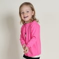 thumbnail image 7 of TQWQT Girls Open Front Cardigan Size 7 Years Hot Pink School Uniforms Button Long Sleeve Basic Kids Sweater Fall Outwear Coat, 7 of 7
