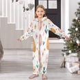thumbnail image 6 of Soft Big Kids Onesie Pajamas Cozy Loose-Fit Jumpsuits for kids with Pockets for Christmas Lounge & Play Cute Easter Eggs and Floral, 6 of 8