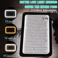 thumbnail image 3 of Magnifying Glass with 48 LED Lights Folding Handheld Magnifier for Jewelry Crafts Macular Degeneration Seniors Reading(Grey), 3 of 7