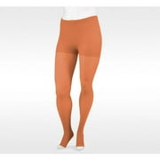 Juzo 2002 30-40 mmHg Soft Pantyhose w/ Open Toe-Size I-Cinnamon