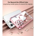 thumbnail image 2 of Magnetic for iPhone 12 Pro Max Case with Full Camera Cover Protection [No.1 Strong N52 Magnets] [Military Grade Drop Protection] for Men Women Girls Phone TPU Case-Pink (6.7"), 2 of 12