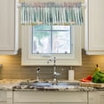 thumbnail image 2 of Yayeee Kitchen Valance Rod Pocket 54" x 18" Living Room Window Curtain, Green Deer, 2 of 6