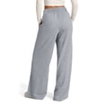 thumbnail image 5 of Nestiefly Womens Wide Leg Sweatpants Drawstring Elastic Waist Baggy Lounge Pants Baggy Sweat Pant Fall Winter Joggers Pant with Pockets Light Gray XL, 5 of 7