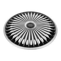 WORGEOUS Decorative Hub Covers Wheel Caps Car Hubcaps Silver