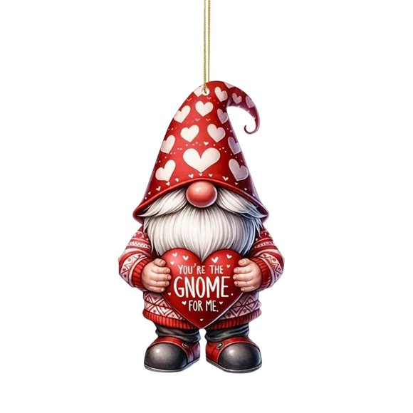 Hearth & Gear Valentine Day Acrylic Pendant Holiday Party Porch Decoration Hanging Cordless Garland Outdoor Easter Decorations Lot Decorative Chain for Hanging Pictures Christmas Hanging Decorations