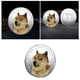 thumbnail image 4 of Novedad Art Dog Monedas conmemorativas Dogecoin Collectibles Medal Display Desktop Plata Zulema Monedas conmemorativas, 4 of 6