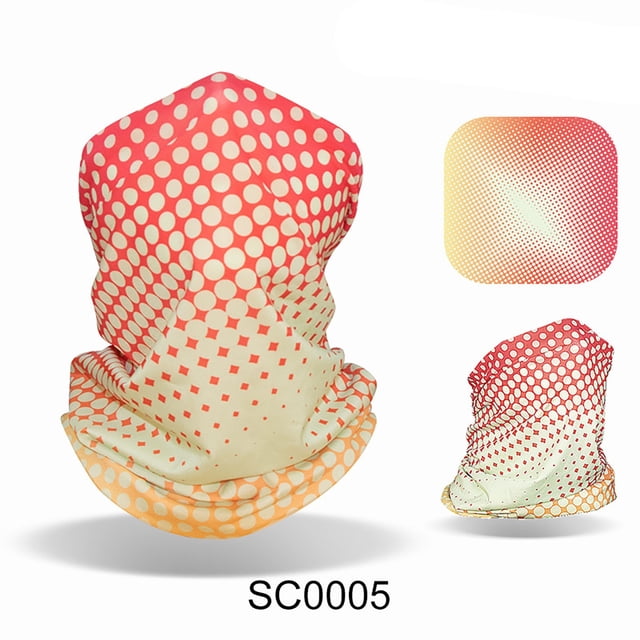 Foulard Rouge Coupe-Vent Respirant pour Sport et Extérieur