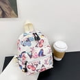 thumbnail image 3 of relayinert Lightweight Nylon Women Backpack Travel Daypack With Adjustable Strap And Front Pocket For Essentials Women Daypack Colorful Butterfly 18x9x23cm, 3 of 6