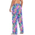 thumbnail image 3 of FORMRS Mens Pajama Pants with Pockets Cotton Sleepwear Lounge Bottoms Sizes S-2XL, Colorful Starfish, 3 of 7