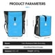 thumbnail image 3 of WEST BIKING Bolsa para bicicleta 15L Bolsa para portaequipajes trasera para bicicleta Impermeable (Azul), 3 of 5