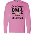 thumbnail image 3 of Inktastic I'm Not Only a Oma I'm a Great Oma with Flowers Long Sleeve T-Shirt, 3 of 5