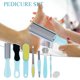 thumbnail image 1 of Herramienta de pedicura profesional para eliminar callos, para mujeres y hombres, para uso en el hogar o en el salón, kit de lima de acero inoxidable para pies apto para viajes, 1 of 6