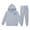 00-Grey277, variant on WOYY Girls Bow Cozy Hoodie Sweatpants Outfits Casual Sweatsuits for Kids, Size 2-13