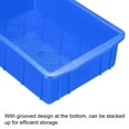 thumbnail image 3 of Unique Bargains 10'x7'x3' Plastic Lab Tray Rectangle Utility Stackable Box Crafts Organizer Blue, 3 of 5