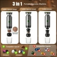thumbnail image 6 of TINANA Portable Espresso Machine for Travel, 3-in-1 Mini Coffee Maker with USB-C, Compatible with NS/DG Capsules/Ground Coffee, 20 Bar, Ideal for Camping, Car, Office & Gifts, Gray, 6 of 9