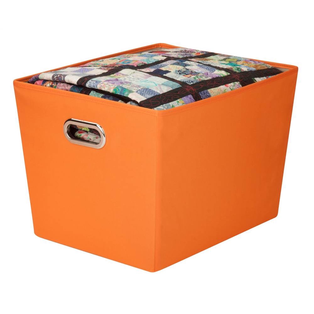 Large Storage Bin in Orange