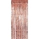 thumbnail image 1 of Cortinas con Flecos Metálicos - Ghirlande Shimmer Cortinas Decoración de Fondo para Fiesta de Cumpleaños - Boda - Navidad - Despedida de Soltera - Cortina de Puerta de Oropel - Oro Rosa, 1 of 5