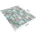 thumbnail image 4 of Bichon Dog Blue Florals Blanket,Comfortable Soft Flannel Throw Blanket,All Season,Warm Lightweight Blankets for Sofa Bed Couch Living Room Chair,60"x80"(150x200cm), 4 of 4
