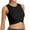 Black tank tops, variant on Pimelu Tank Top for Women Workout Tops for Women Casual Solid Breathable Sports Yoga Cropped Tank Tops Summer Plus Size Round Neck Sleeveless Shirt Blouses Cute Tops for Women