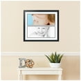thumbnail image 2 of ArtToFrames Collage Photo Picture Frame with 2 - 8x20" Openings, Framed in Black with Super White and Black Mats (CDM-3926-1577), 2 of 8
