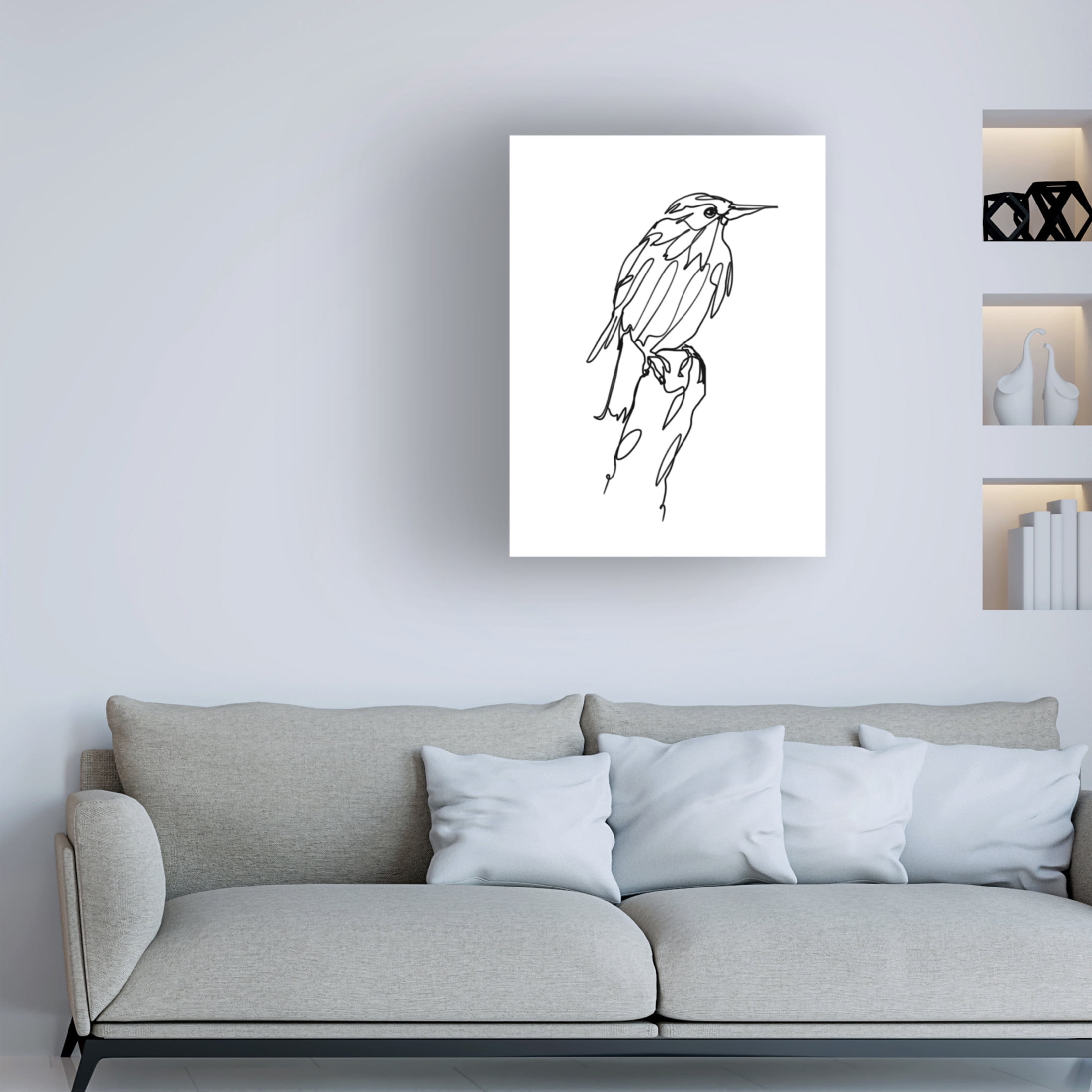 Trademark Fine Art Hanna Lee Tidd Walking Murmuration Canvas Wall Art