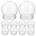 thumbnail image 4 of BESTOYARD 30 Pcs DIY Snow Globe Jar 3-Inch Water Globes Party Favor Dome Clear Snow Earth for Wedding Snowglobes Outdoor Plastic, 4 of 6