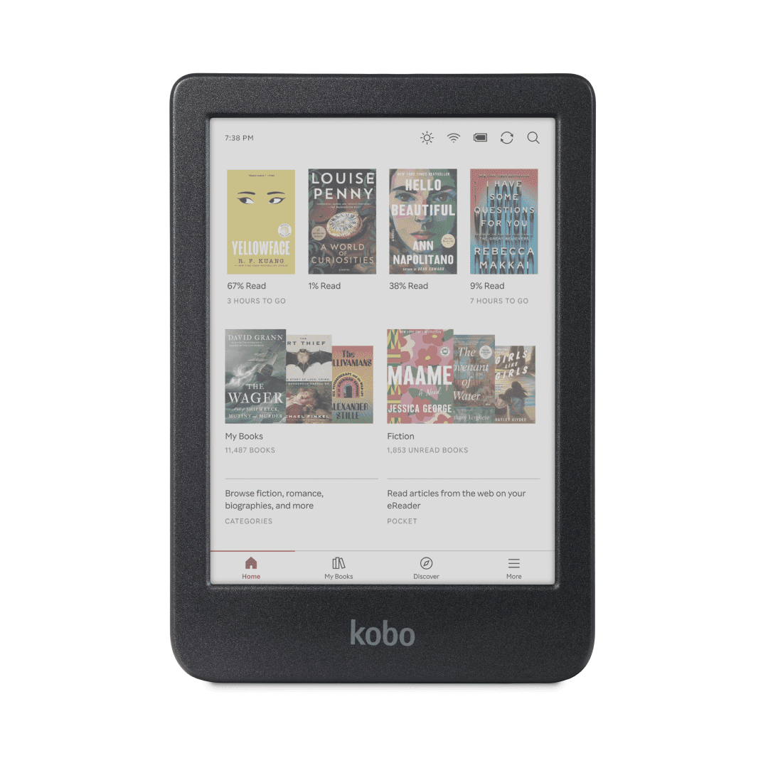 Kobo Clara Colour eReader with Case Bundle (Cayenne Red