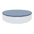 thumbnail image 1 of Funsicle 18 Foot Durable Pool Cover for Oasis and Activity Pools, Gray, 1 of 3