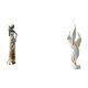 thumbnail image 1 of Estatua De Mujer Africana Con Plumas, Figura Moderna De Resina, Escultura Decorativa Ligera, Artesanía Artística Para El Hogar, Hoteles, Chimenea, Oficina O Armario., 1 of 8