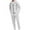 White, variant on Stamzod Track Suits for Men Set Men's Suits Plus Size Hooded Men Sweatsuits Sets Long Sleeve Zipper Jacket And Pants Jogging Suits