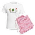 thumbnail image 6 of CafePress - Cat And Dog Christmas Women's Light Pajamas - Women's Short Sleeve Print T-Shirt and Pants Light Cotton Pajama Set, 6 of 7