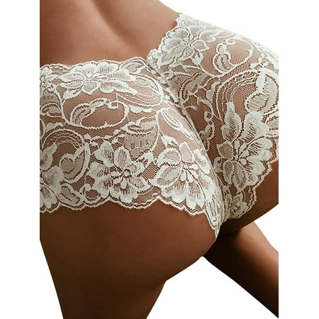 

Zdcdcd Womens Comfy Seamless Lace Panties Underwear Lingerie Hipster Briefs