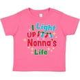 thumbnail image 3 of Inktastic Christmas I Light Up Nonna's Life Boys or Girls Toddler T-Shirt, 3 of 5