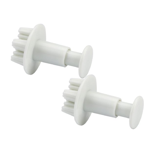 Oleegame 2PC 3Pcs Plunger Cookies Mould Tools Decorating Fondant Snowflake Cake Cutters Kitchen,Dining Bar White