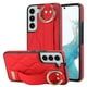 thumbnail image 1 of Funda de PU con anillo de cobertura total antideslizante para Samsung Galaxy S22 con pulsera, 1 of 5