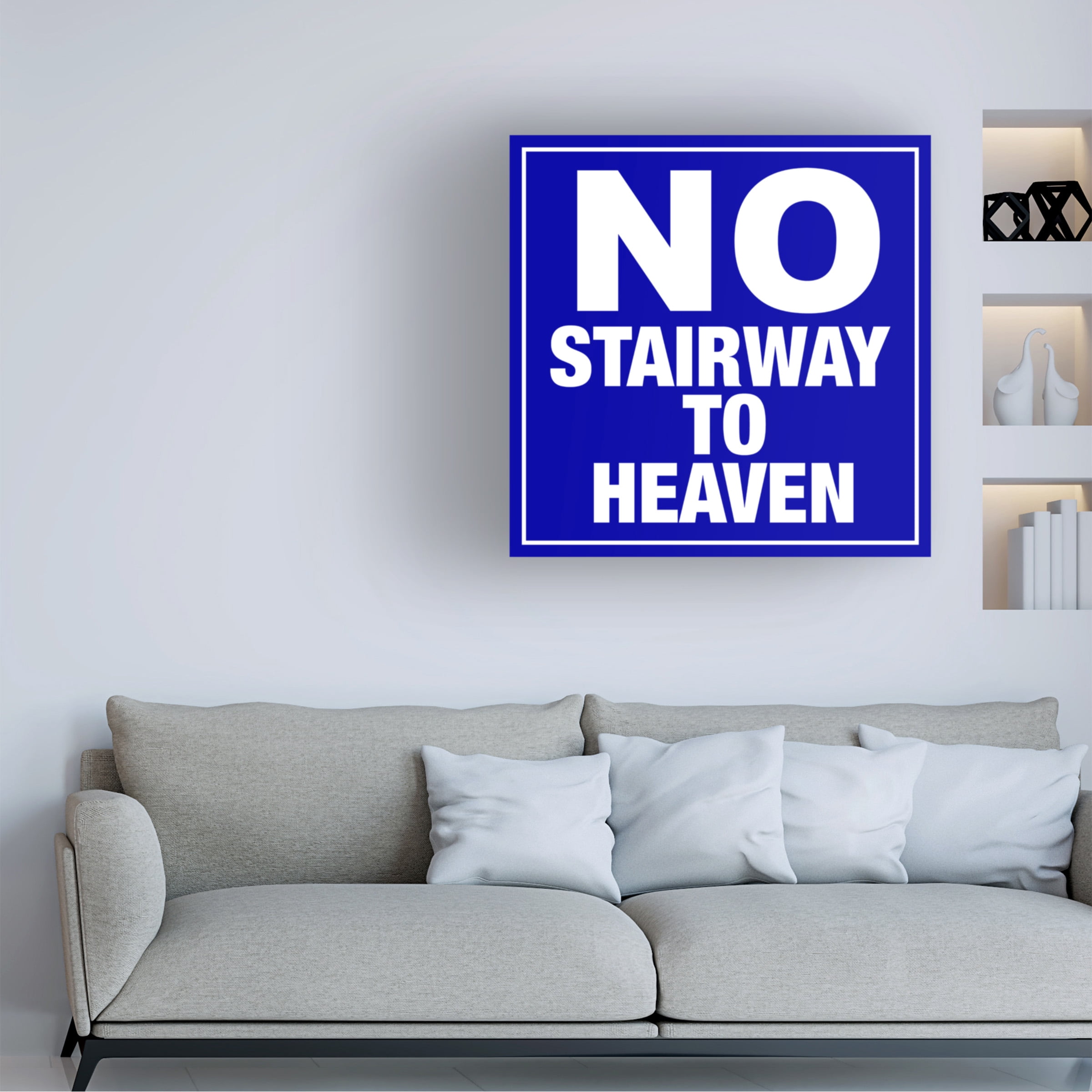 RetroPlanet 'No Stairway to Heaven' Canvas Art
