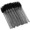 thumbnail image 3 of 50 pinceles de maquillaje de nailon, varitas para rímel, pestañas, cejas, desechables, portátiles, color negro, 3 of 14